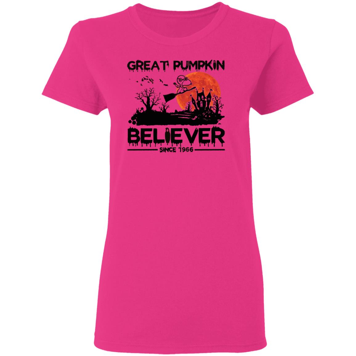 great pumpkin believer since 1966 t shirt white hoodie sweatshirt - Teechipus