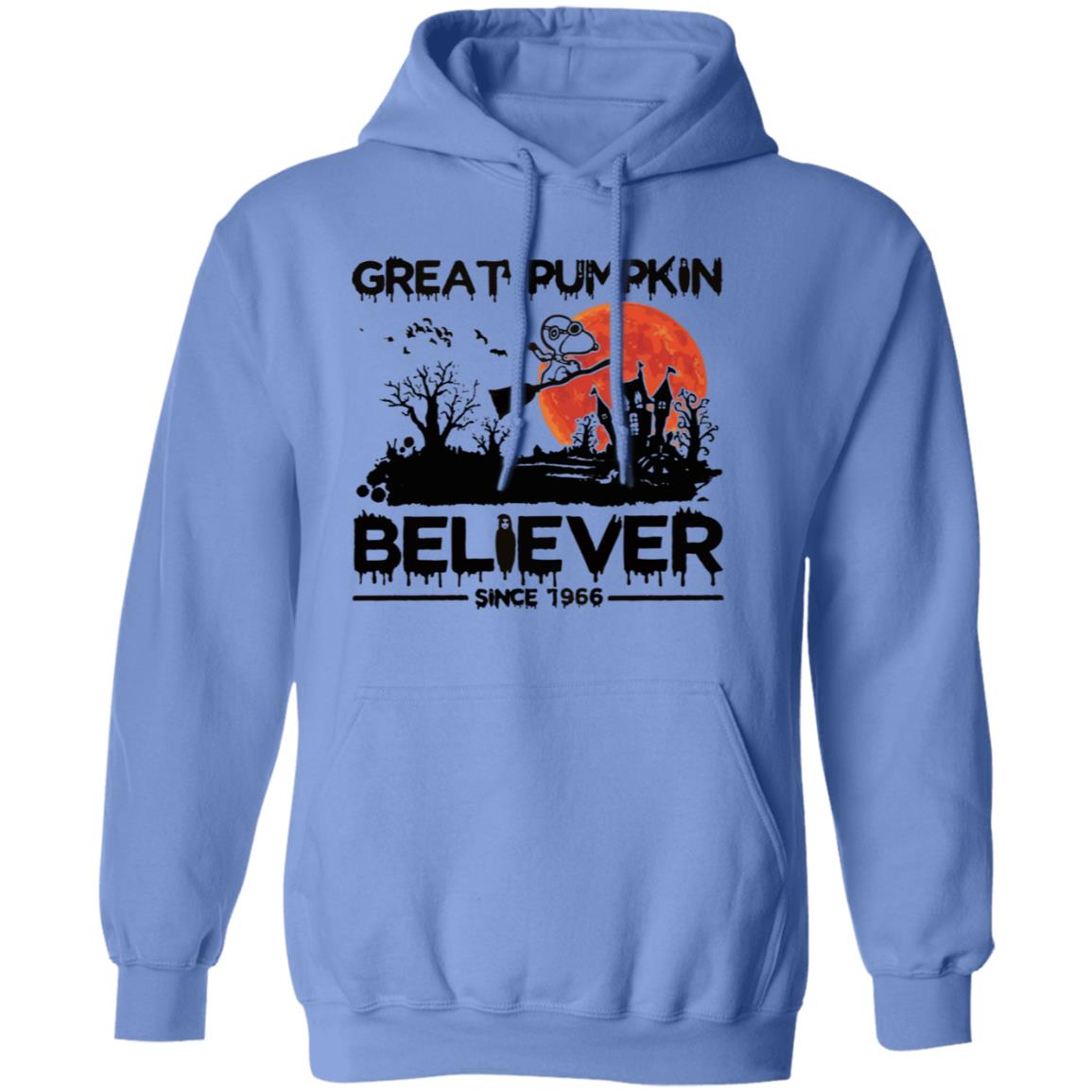 great pumpkin believer since 1966 t shirt white hoodie sweatshirt - Teechipus