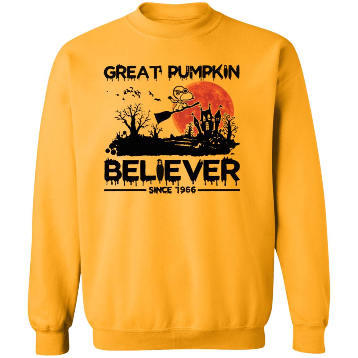great pumpkin believer since 1966 t shirt white hoodie sweatshirt - Teechipus