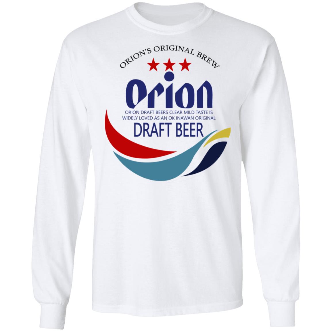 orion beer t shirt white hoodie sweatshirt - Teechipus