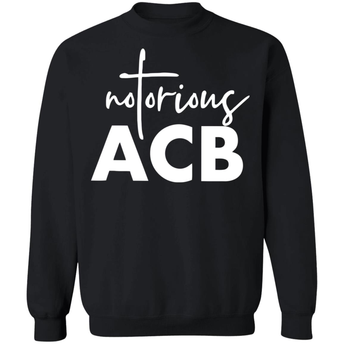 acb shirt black hoodie sweatshirt - Teechipus