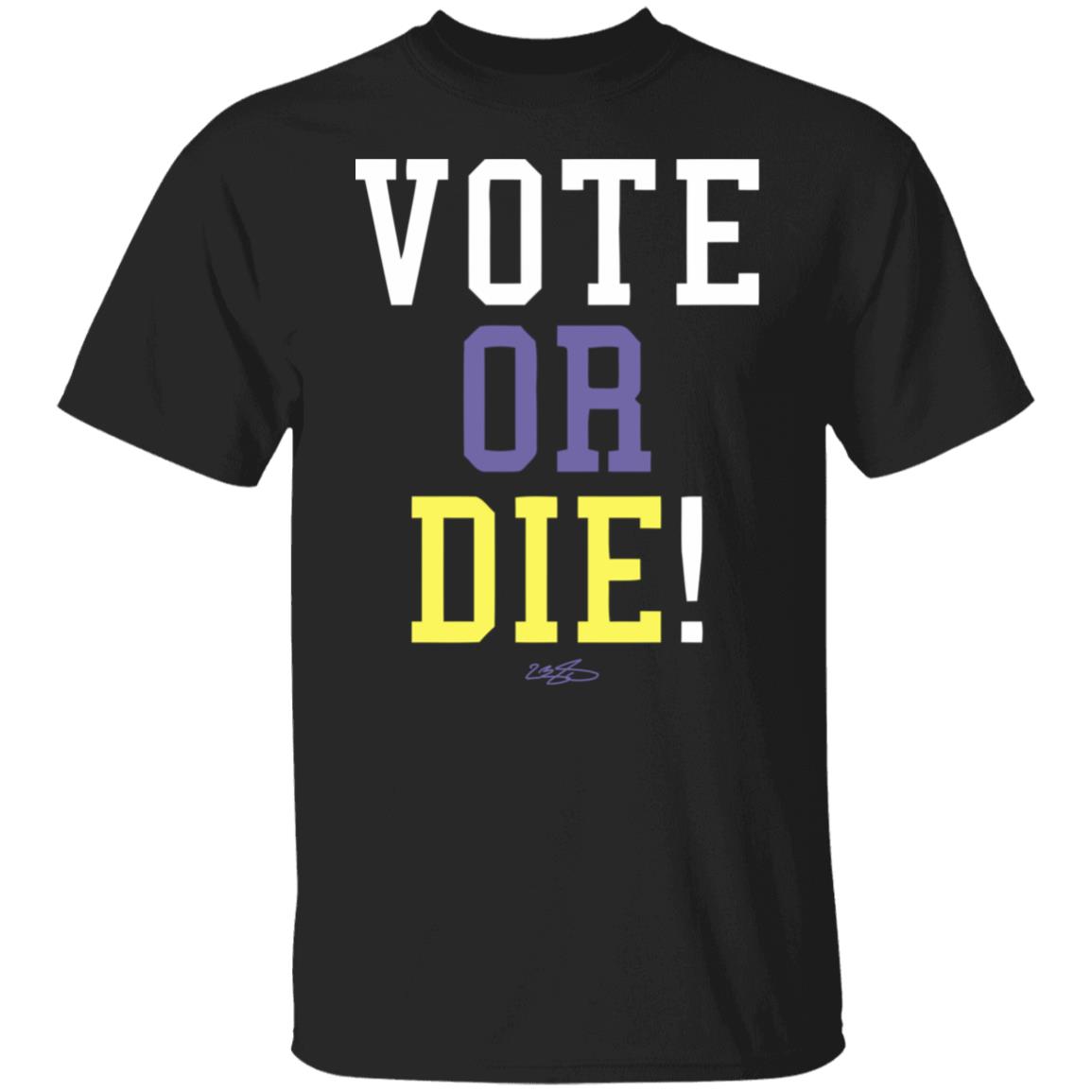 vote or die t shirt black hoodie shirt - Teechipus