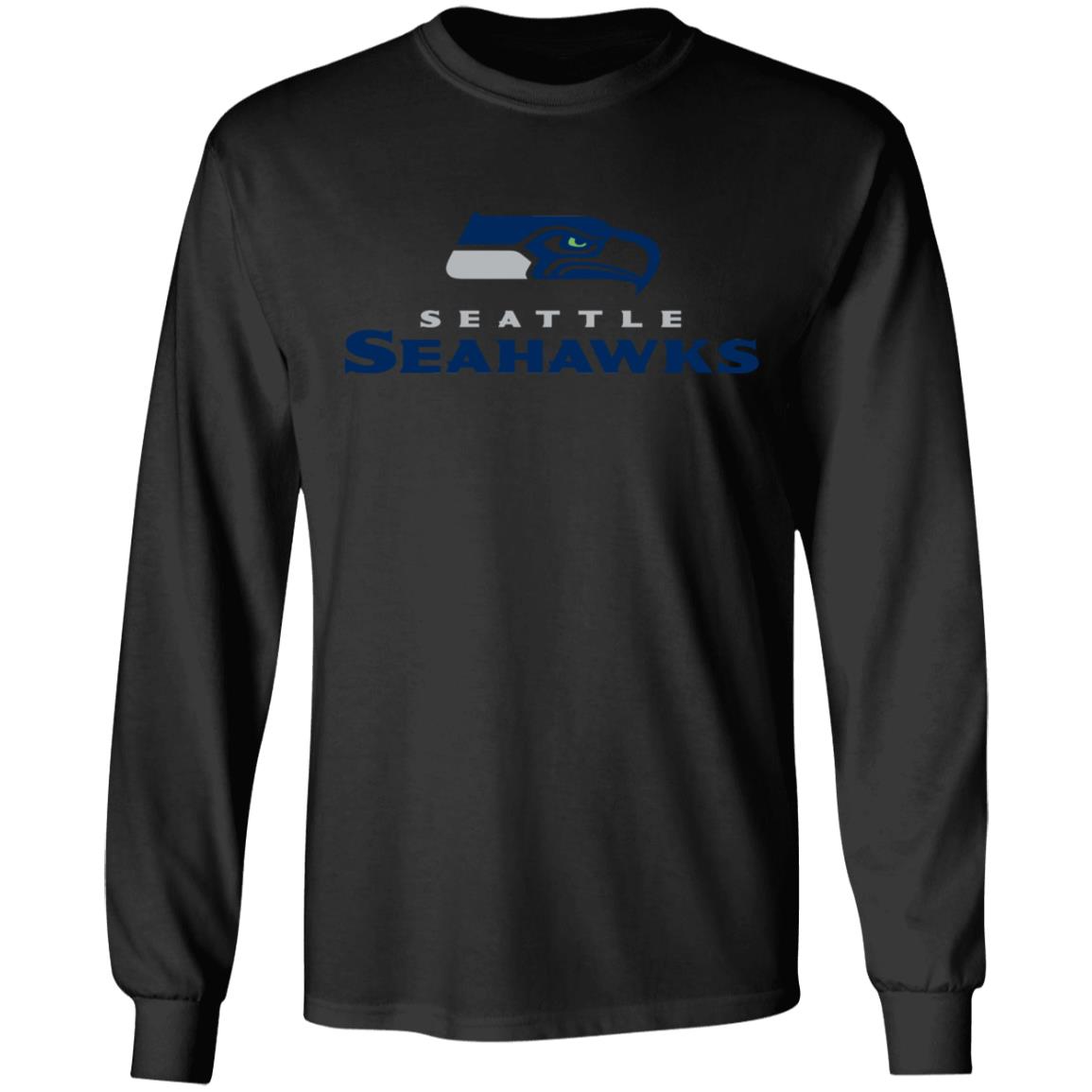 seahawks shirt black hoodie sweatshirt mens - Teechipus