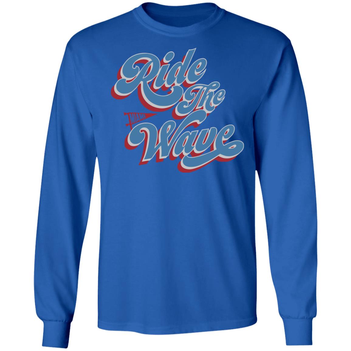 Ride the Wave shirt black hoodie sweatshirt - Teechipus