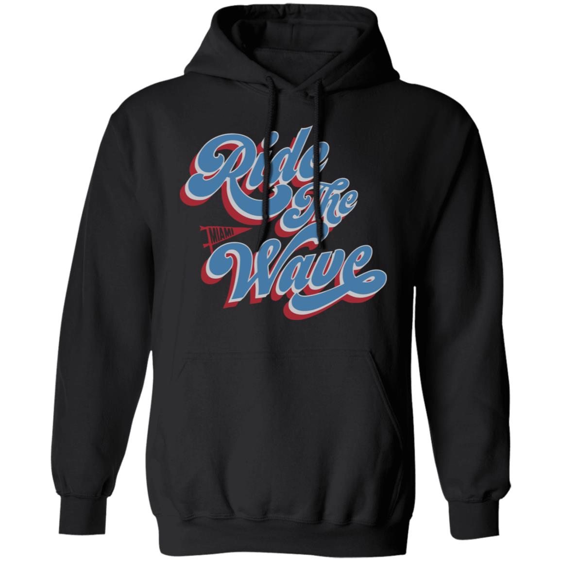 Ride the Wave shirt black hoodie sweatshirt - Teechipus