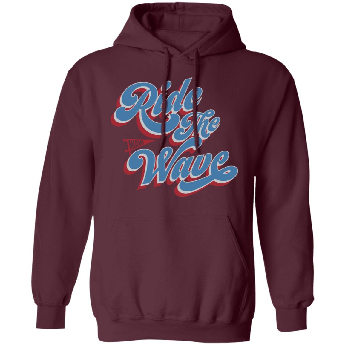 Ride the Wave shirt black hoodie sweatshirt - Teechipus