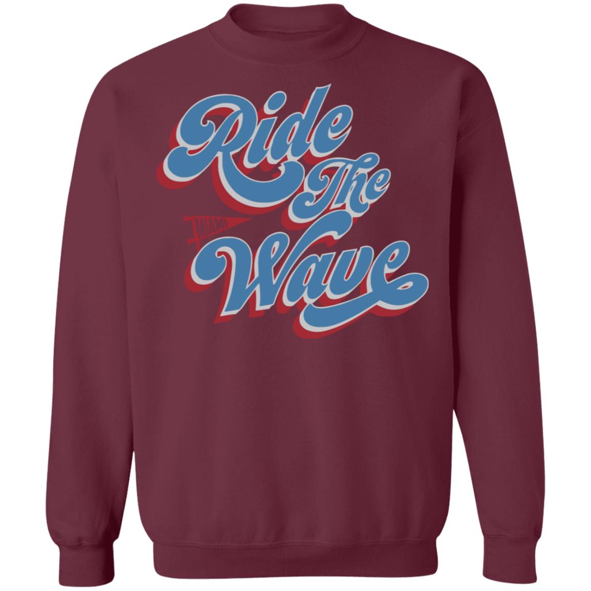 Ride the Wave shirt black hoodie sweatshirt - Teechipus