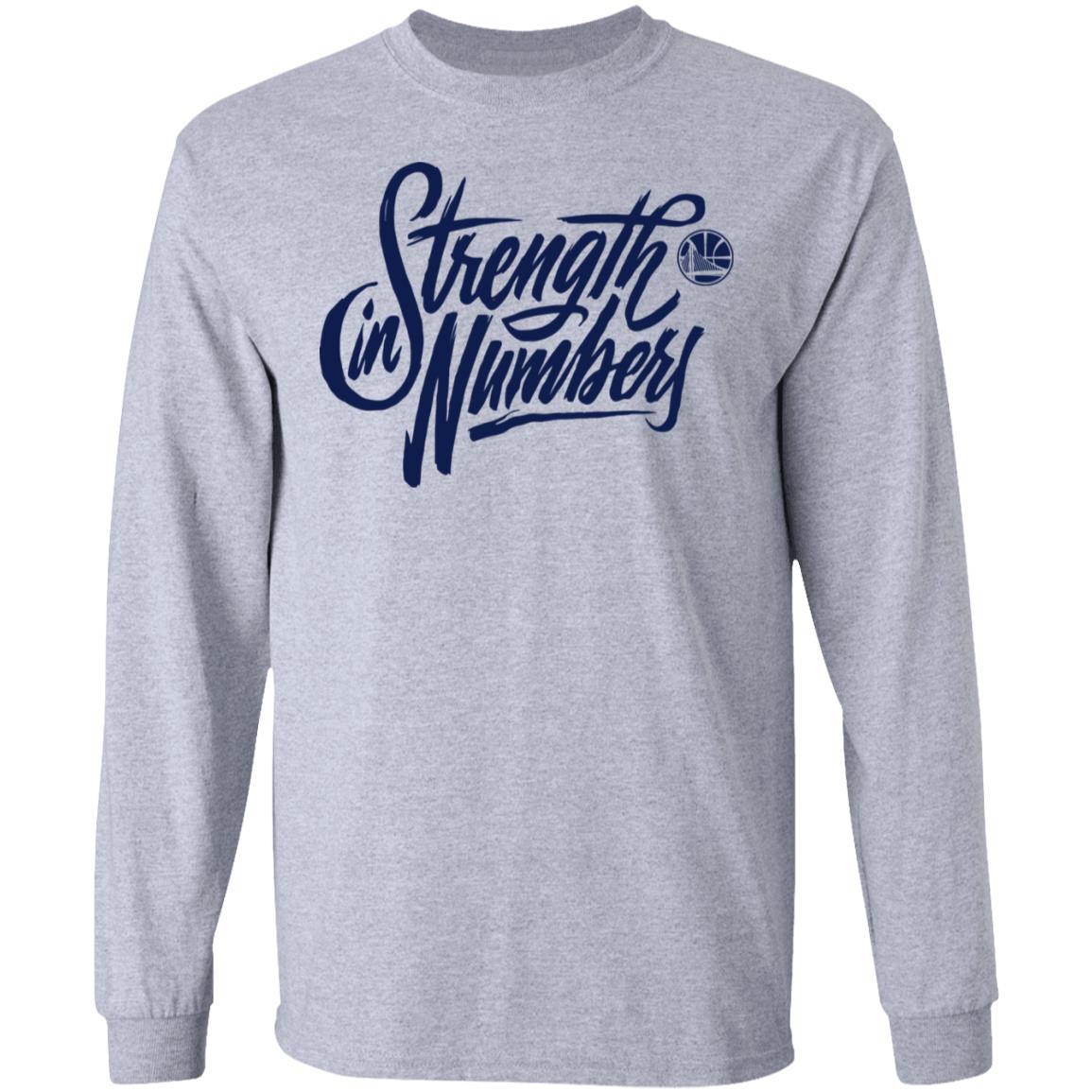 strength in numbers warriors shirt white hoodie sweatshirt - Teechipus