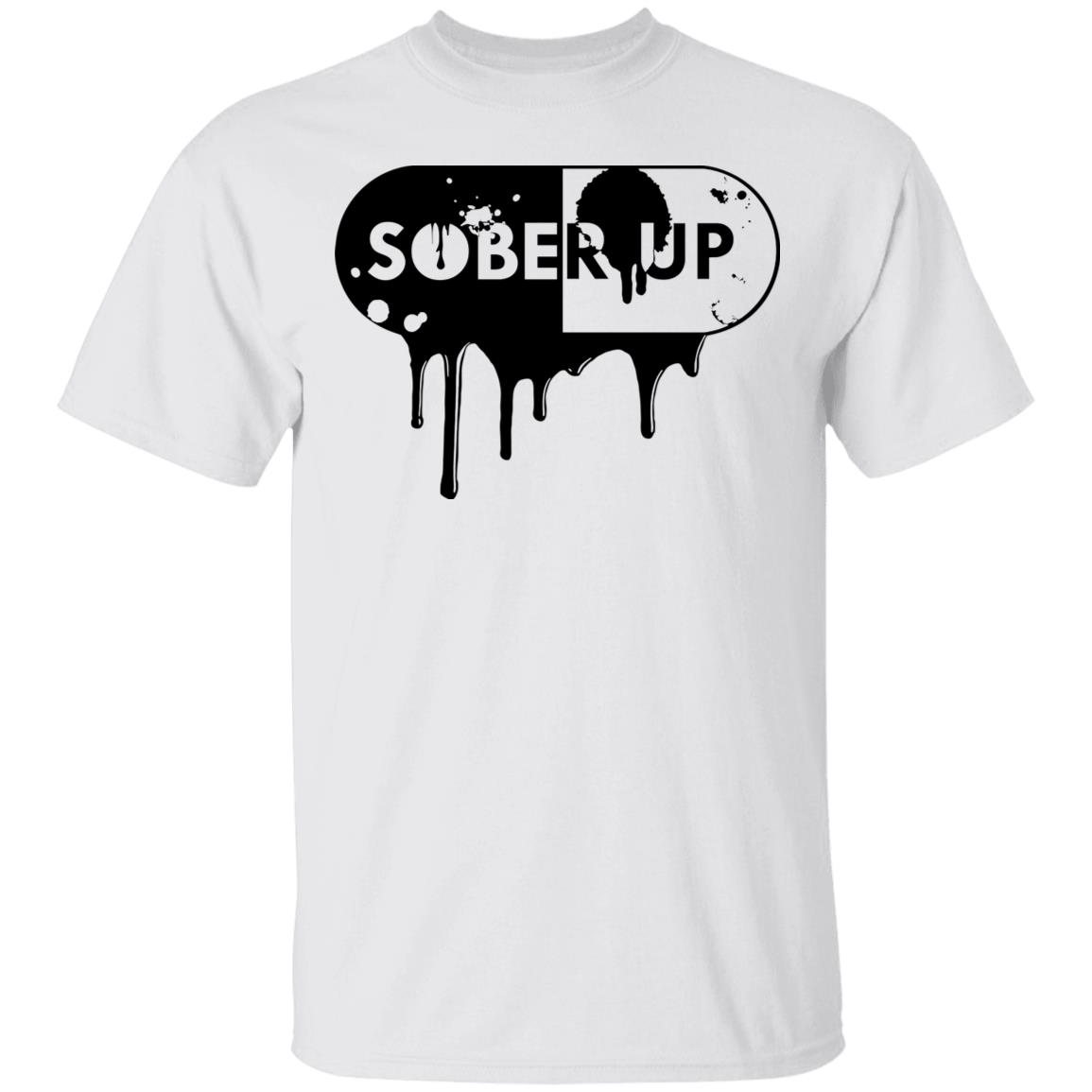 Sober Up Records T Shirt White Hoodie Shirt - Teechipus