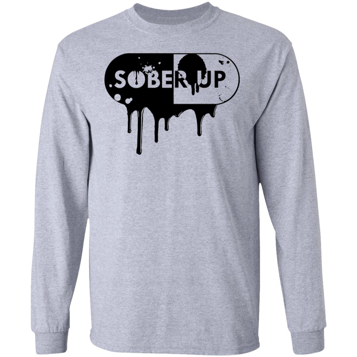Sober Up Records T Shirt White Hoodie Shirt - Teechipus
