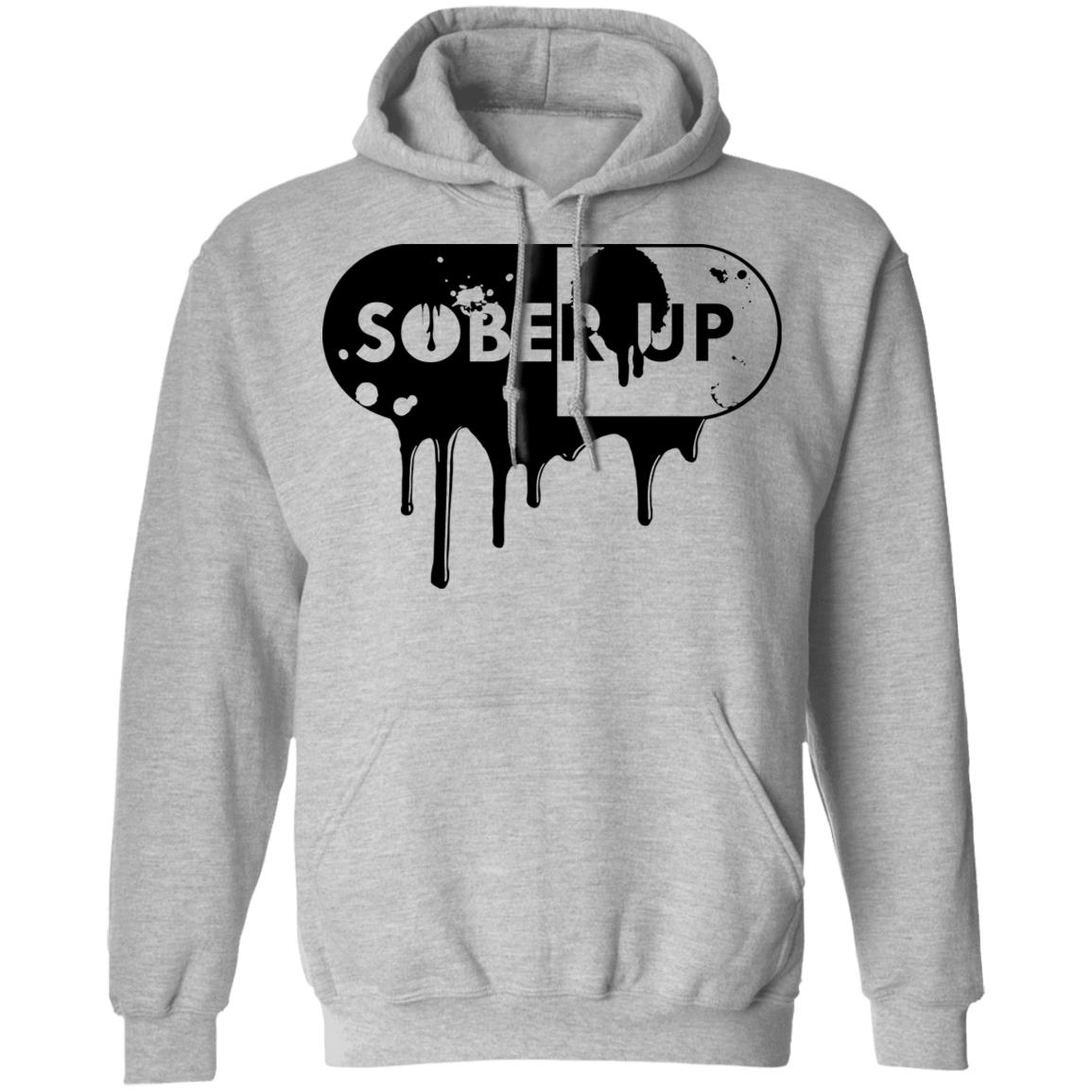Sober Up Records T Shirt White Hoodie Shirt - Teechipus