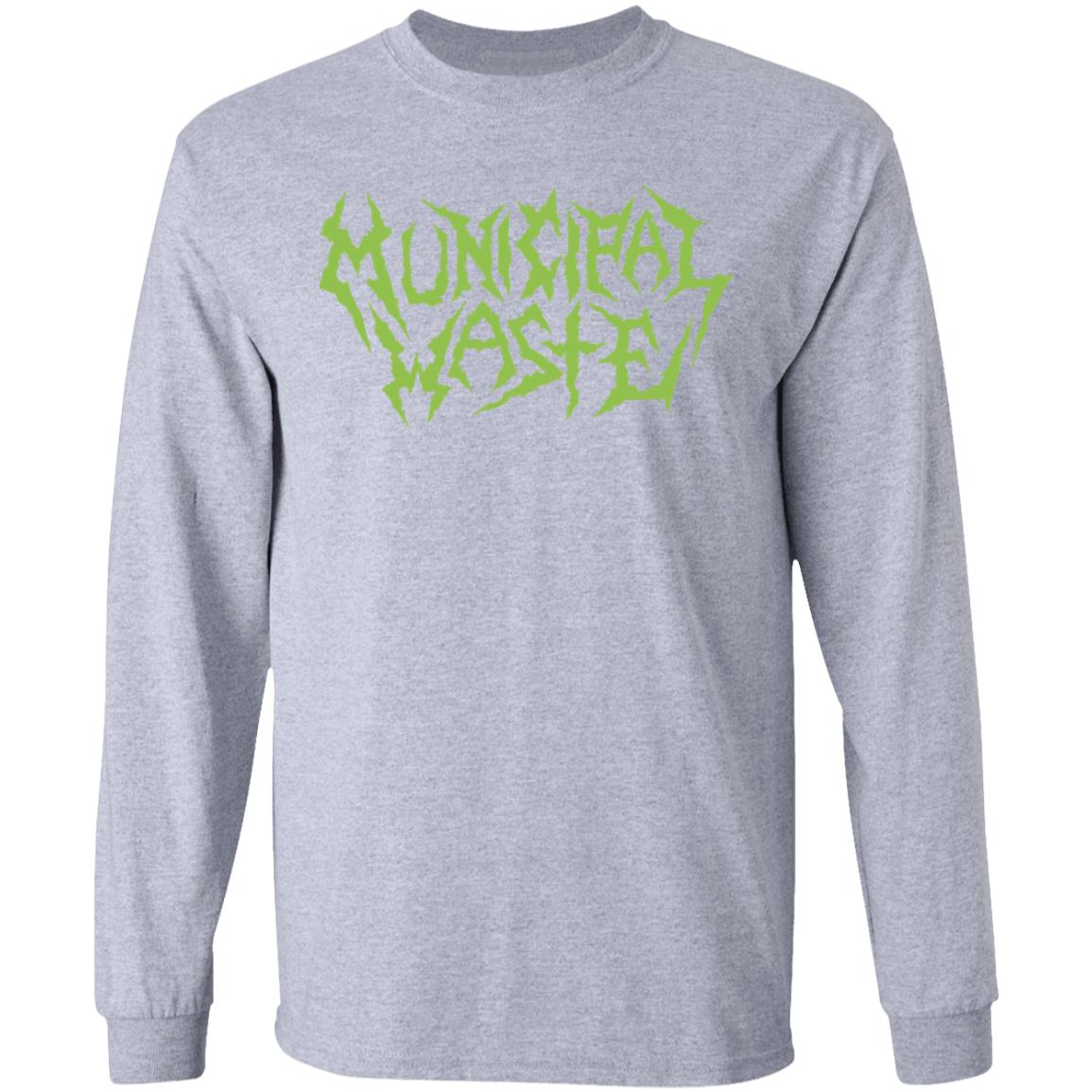 municipal waste merch Shirt white hoodie t shirt - Teechipus
