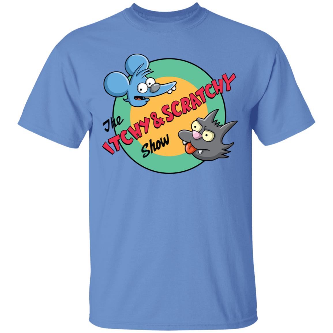 itchy and scratchy Shirt white hoodie t shirt - Teechipus