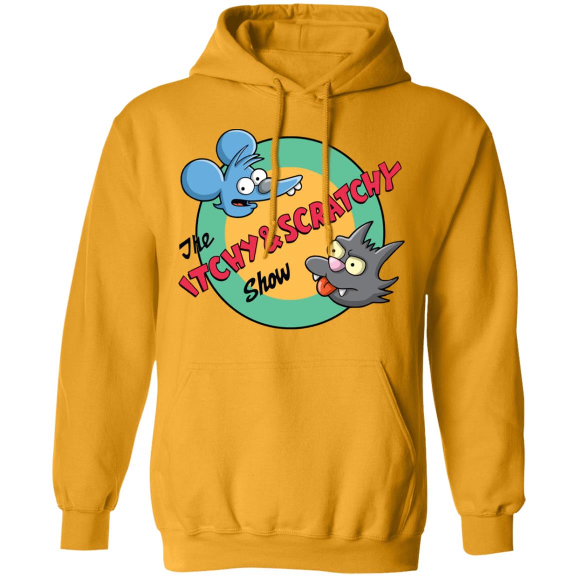 itchy and scratchy Shirt white hoodie t shirt - Teechipus