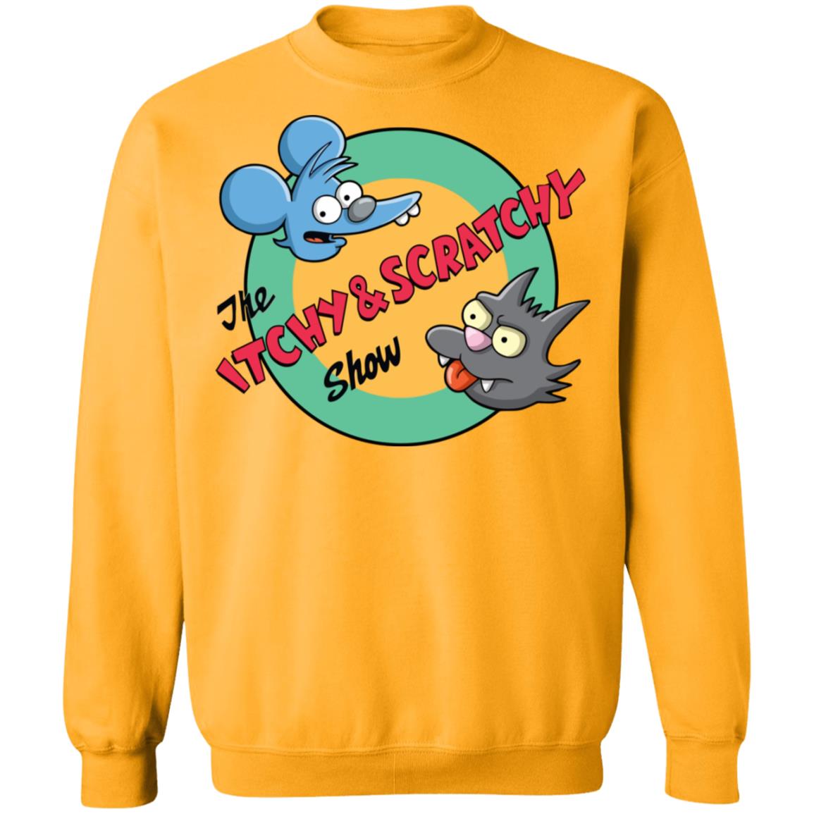 itchy and scratchy Shirt white hoodie t shirt - Teechipus