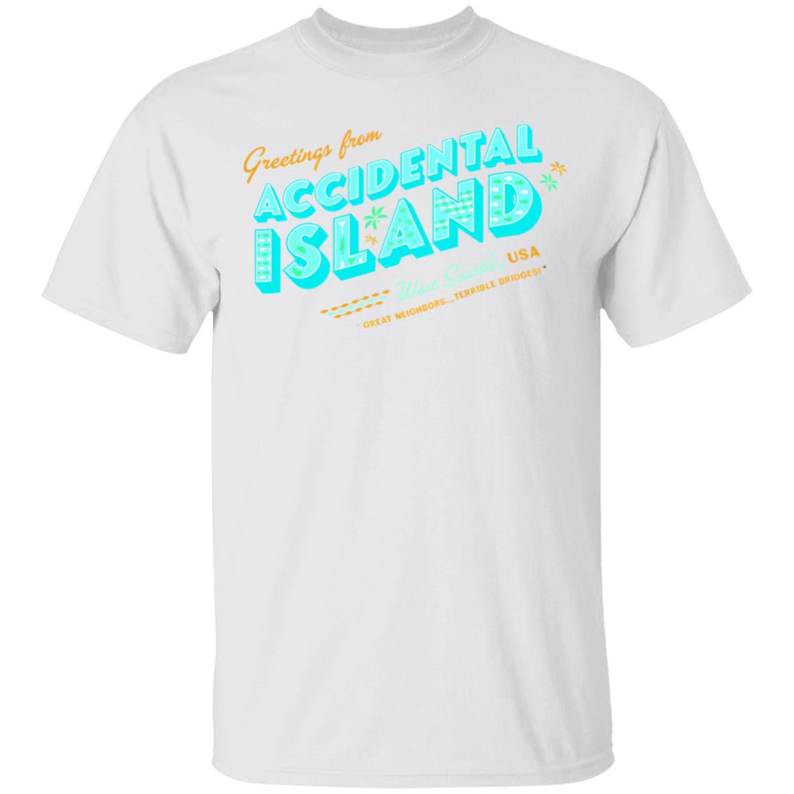Accidental Island Shirt white hoodie t shirt - Teechipus