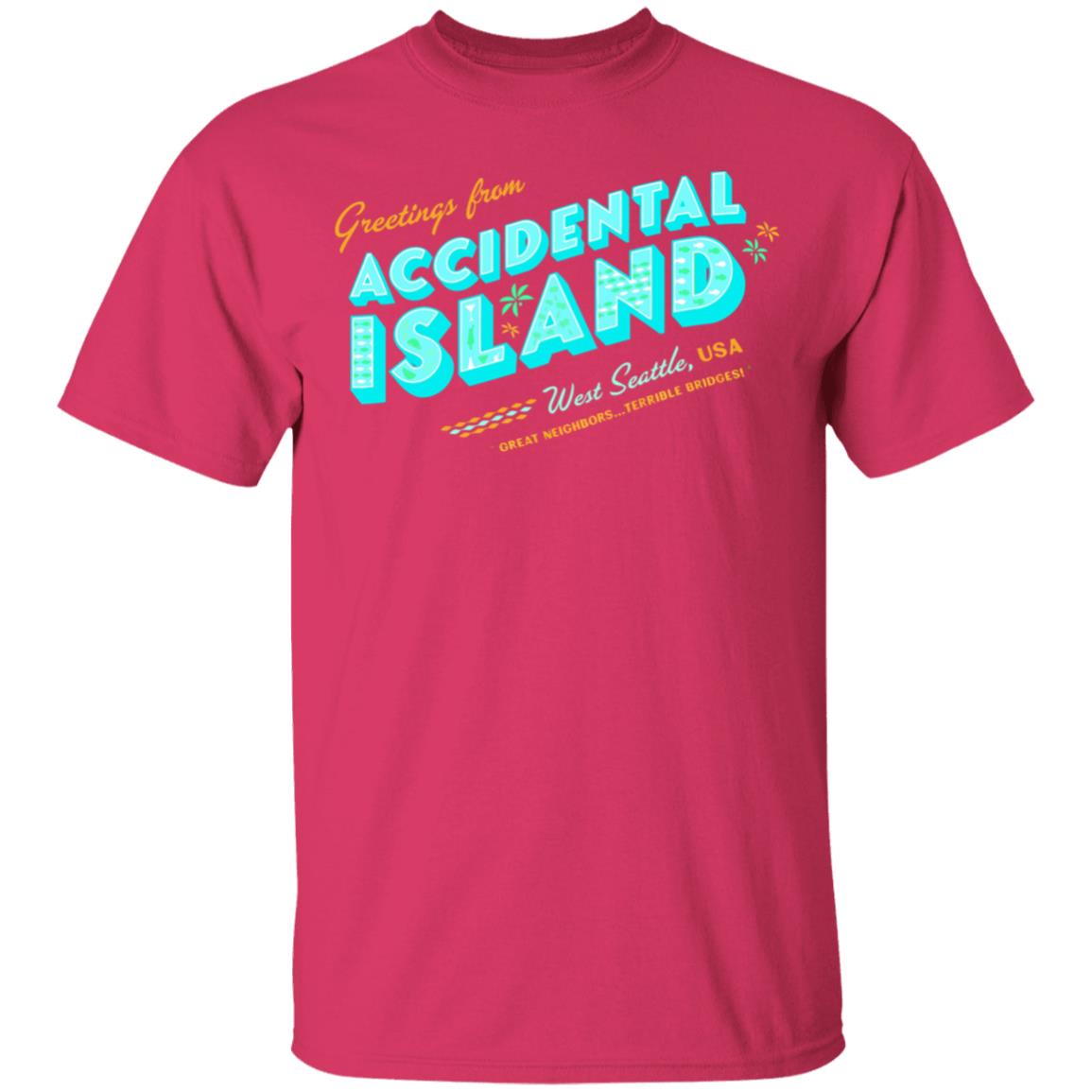 Accidental Island Shirt white hoodie t shirt - Teechipus