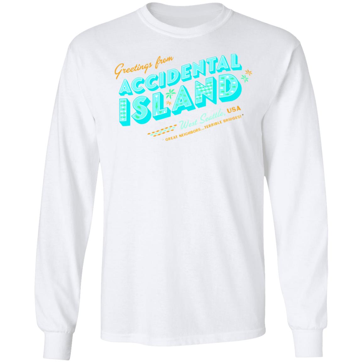 Accidental Island Shirt white hoodie t shirt - Teechipus