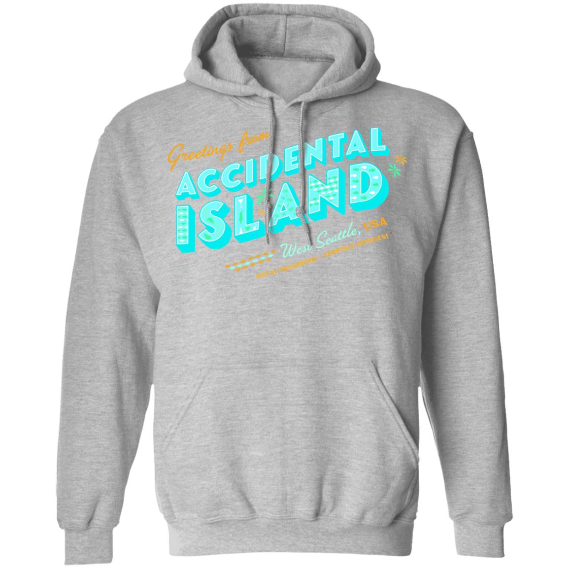 Accidental Island Shirt white hoodie t shirt - Teechipus