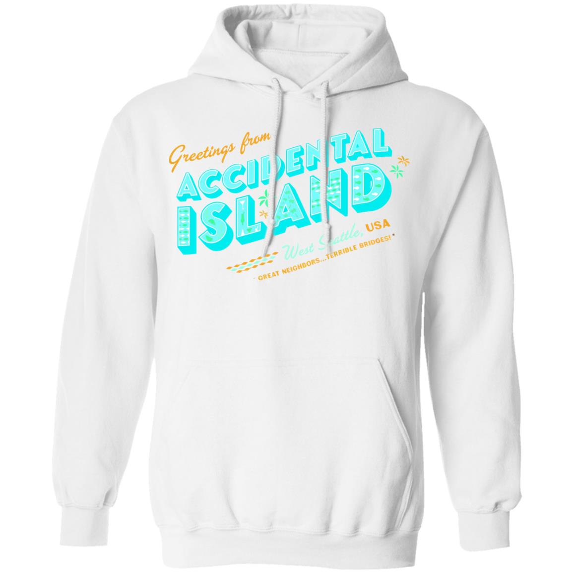 Accidental Island Shirt white hoodie t shirt - Teechipus
