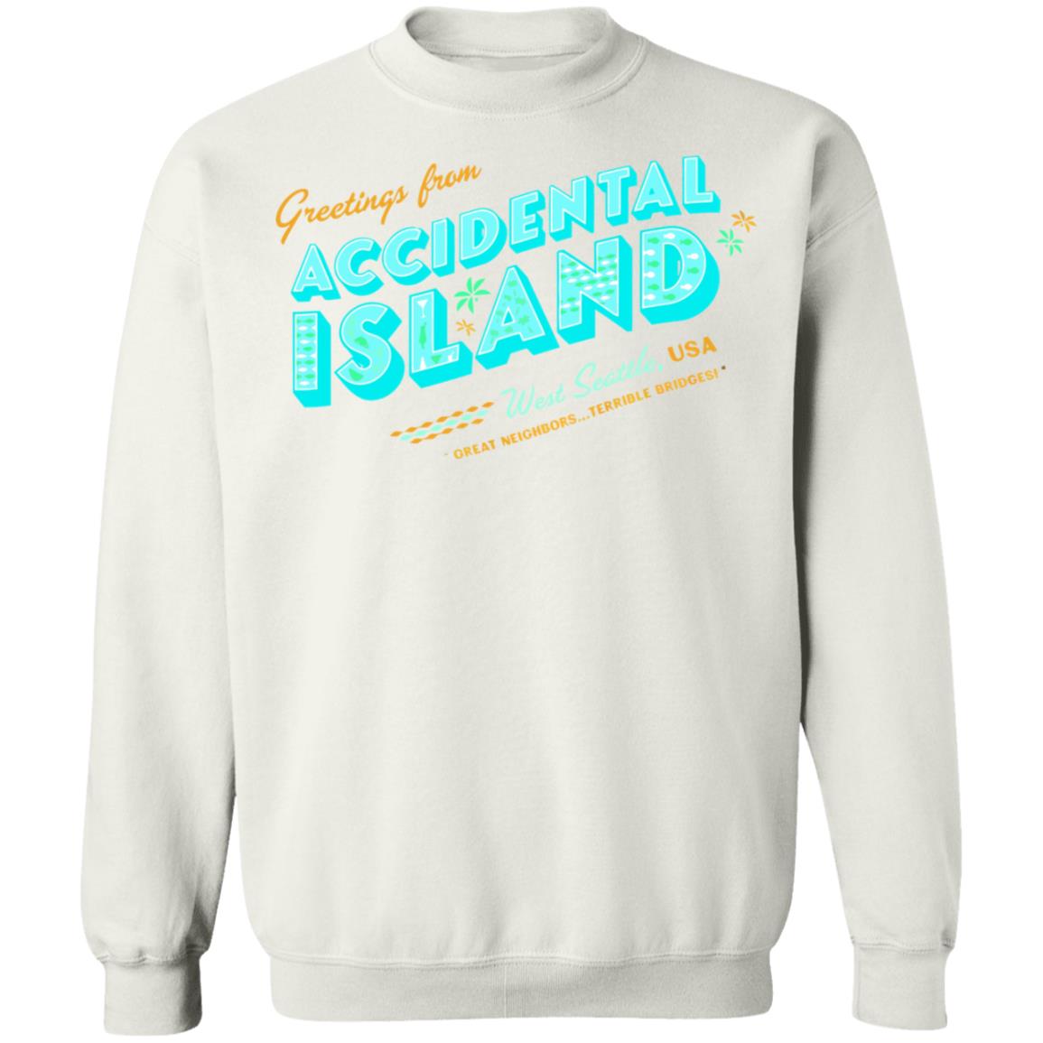 Accidental Island Shirt white hoodie t shirt - Teechipus