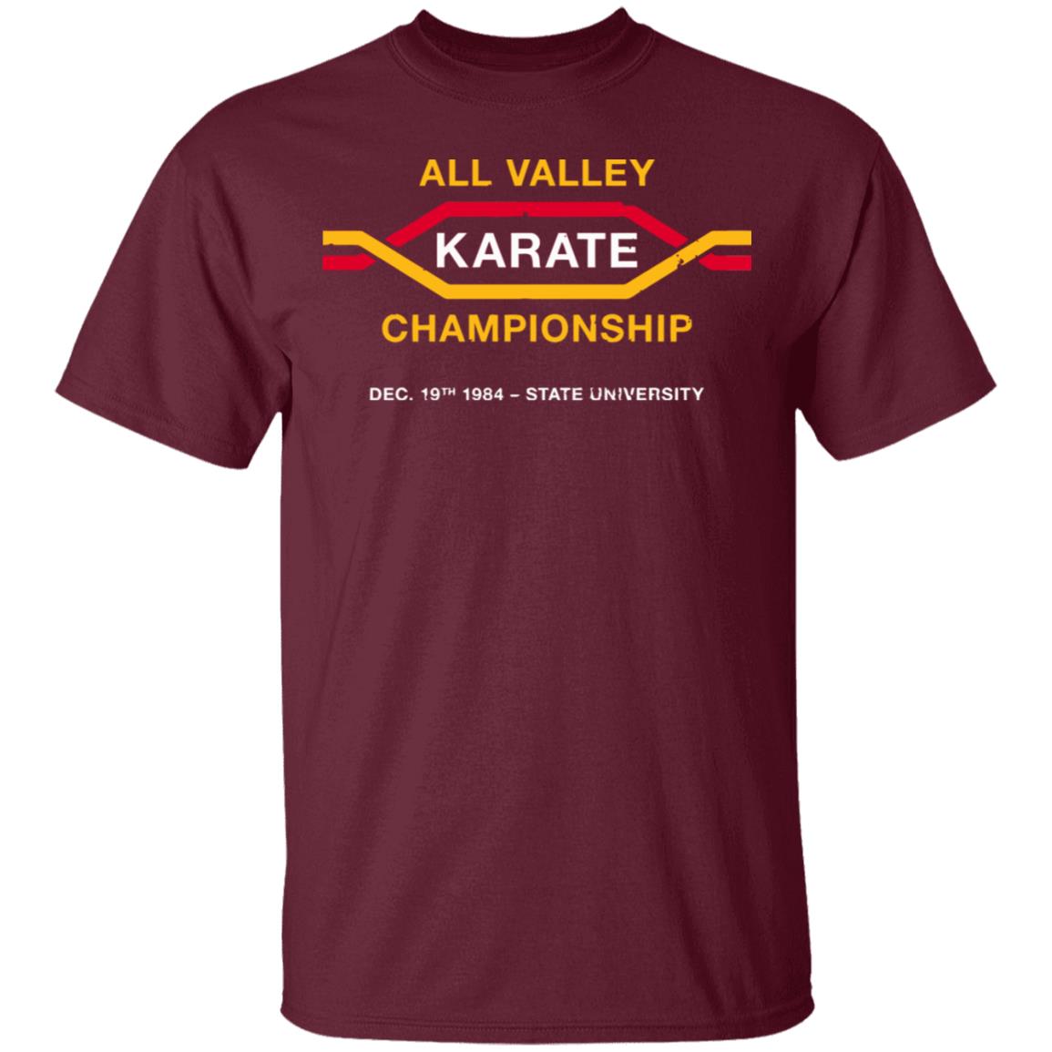 all valley karate tournament shirt black hoodie t shirt - Teechipus