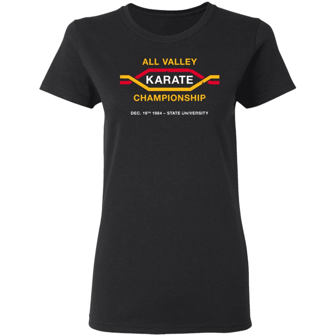 all valley karate tournament shirt black hoodie t shirt - Teechipus