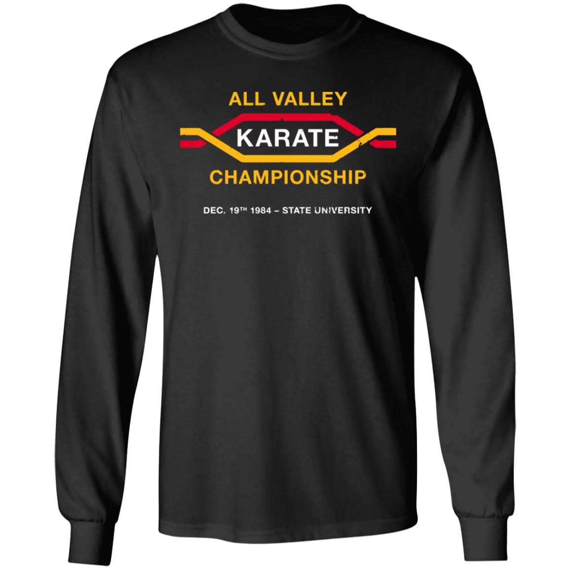 all valley karate tournament shirt black hoodie t shirt - Teechipus