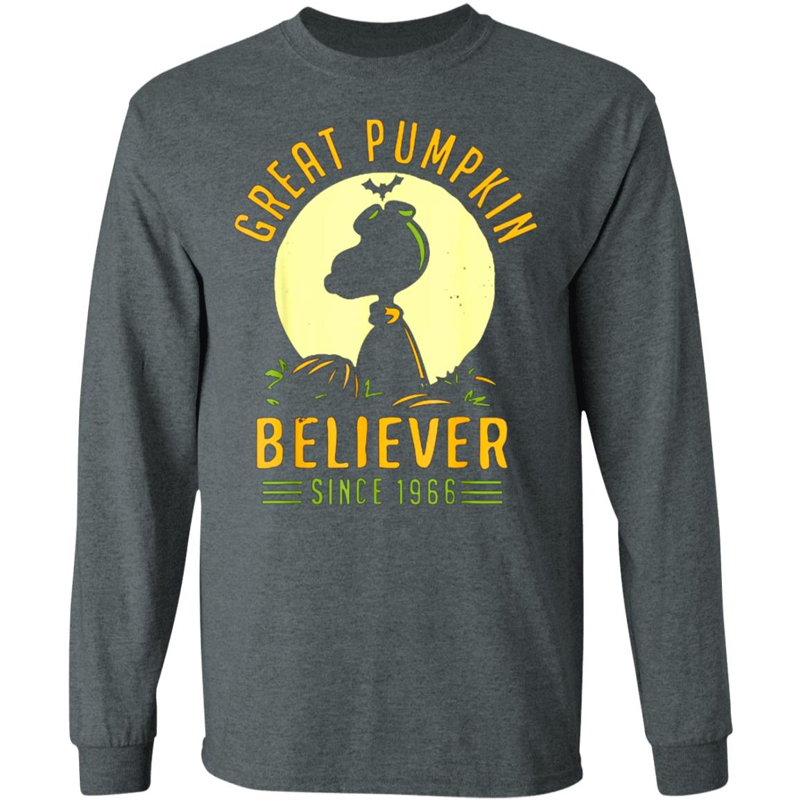 great pumpkin believer t shirt black hoodie shirt - Teechipus