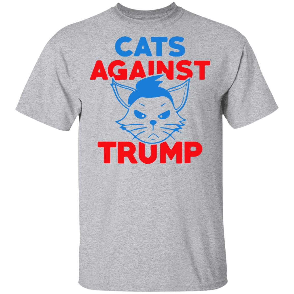 cats against trump shirt white hoodie t shirt - Teechipus