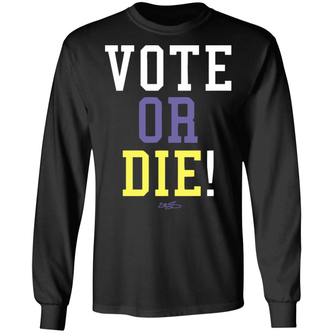 vote or die t shirt black hoodie shirt - Teechipus