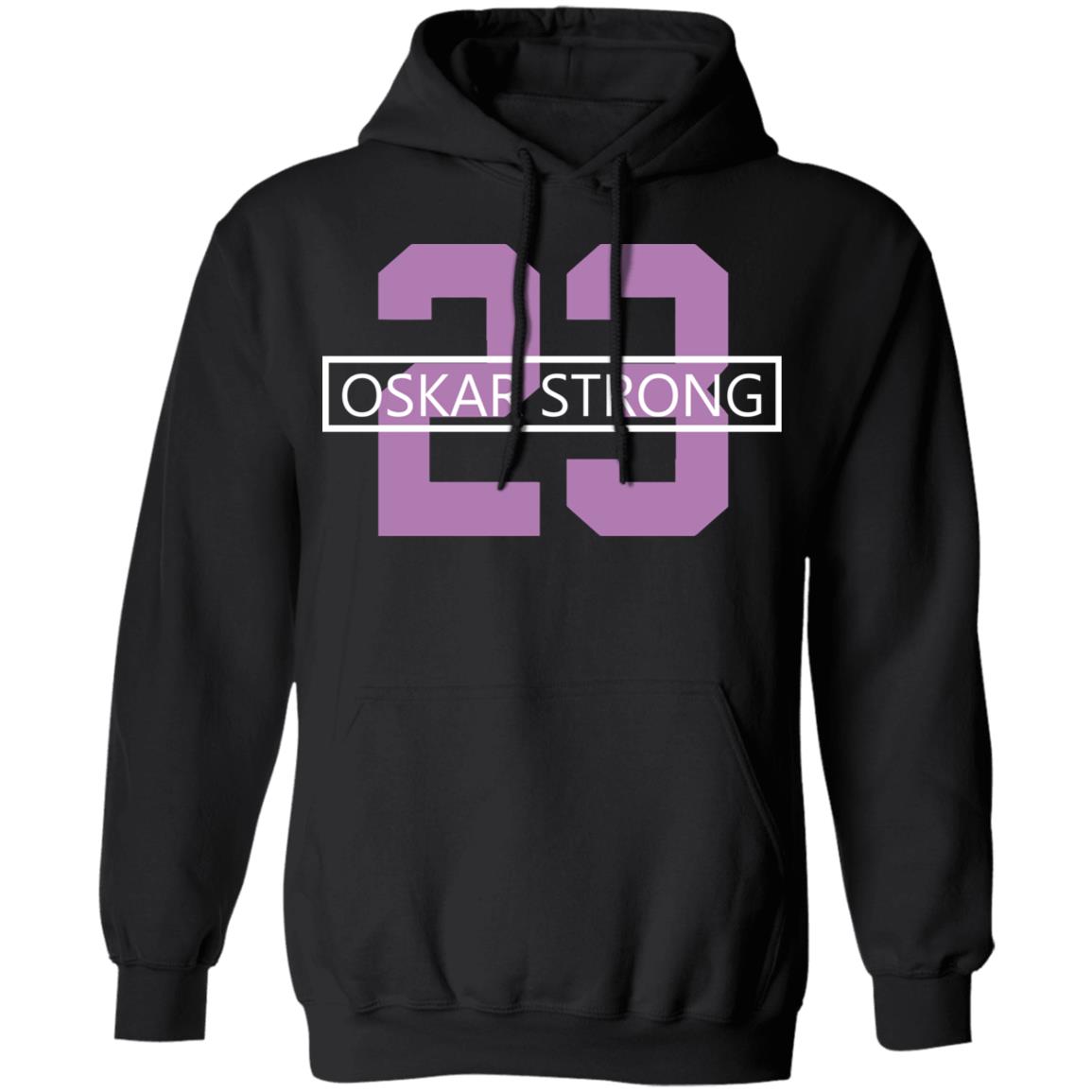 oskar strong shirt black hoodie t shirt - Teechipus