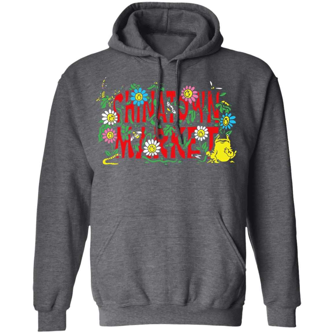 chinatown market shirt black hoodie t shirt - Teechipus