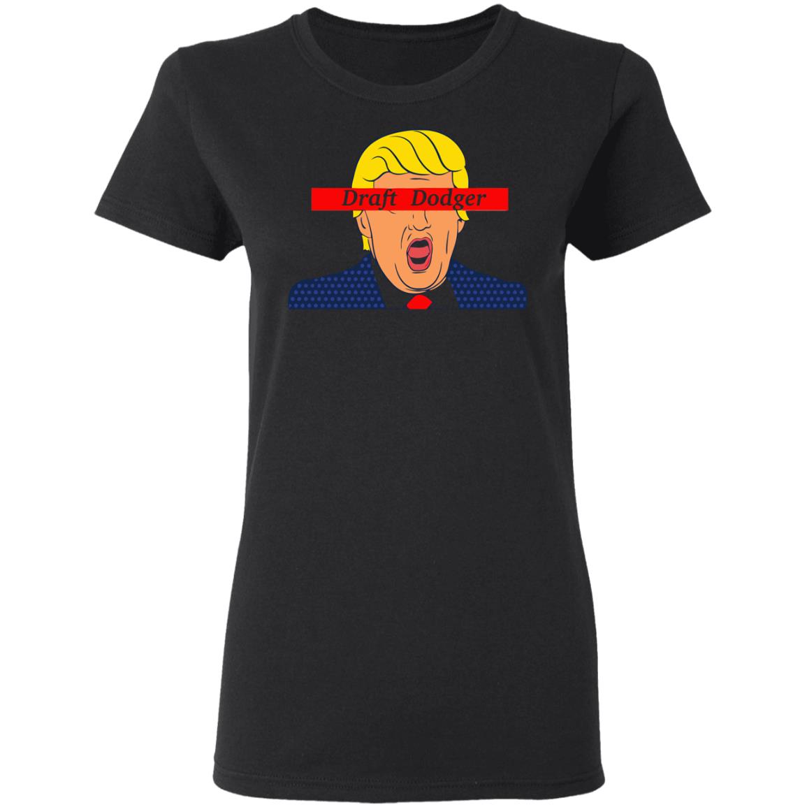 trump draft dodger t shirt black hoodie shirt - Teechipus