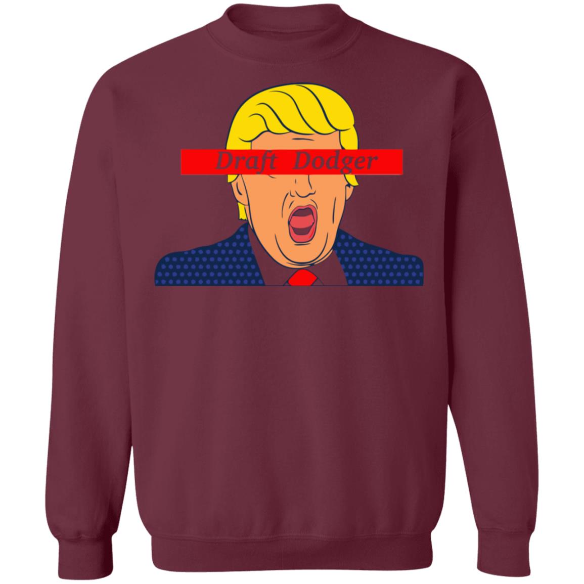 trump draft dodger t shirt black hoodie shirt - Teechipus