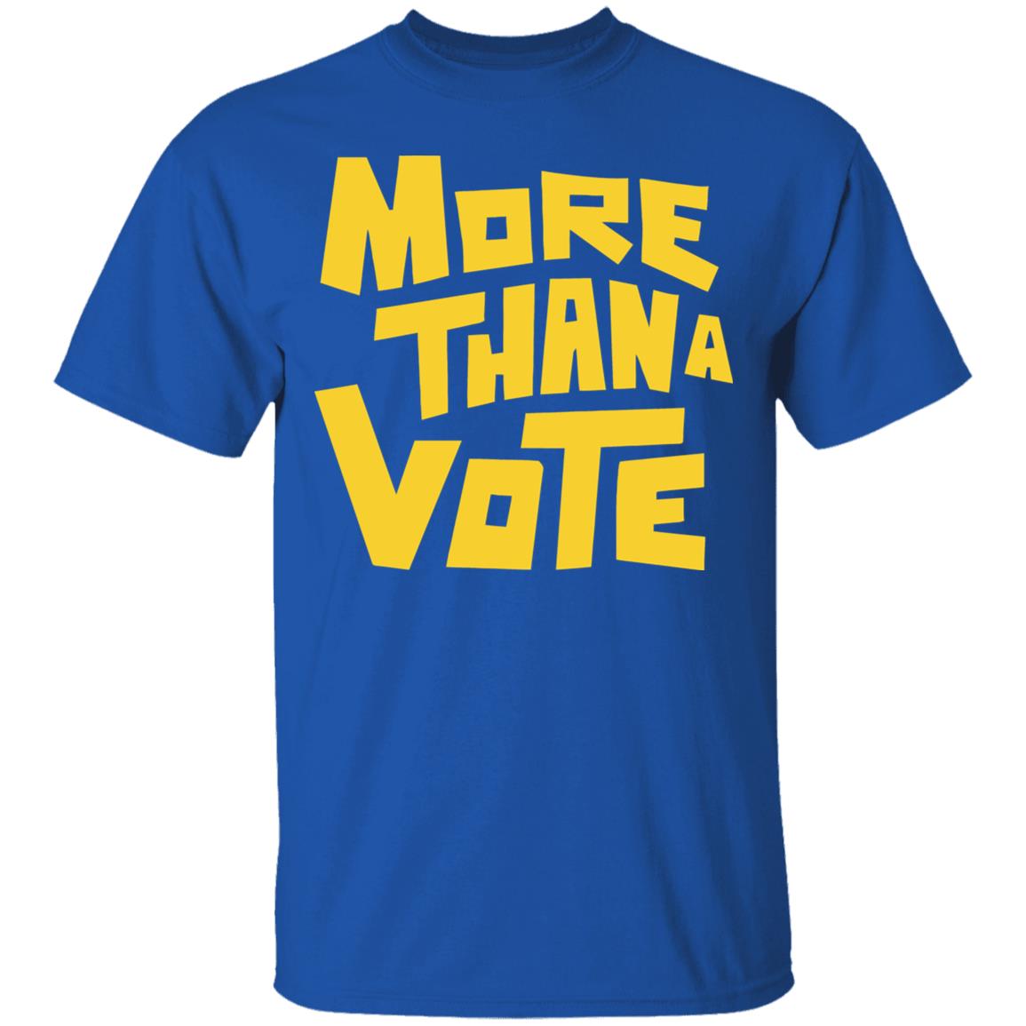 More Than A Vote Merch More Than A Vote Yellow shirt hoodie t shirt - Teechipus
