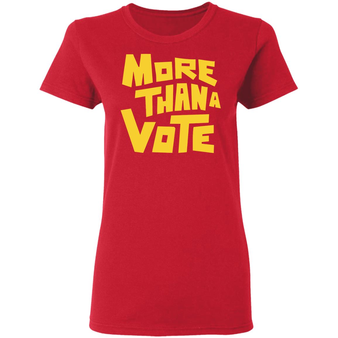 More Than A Vote Merch More Than A Vote Yellow shirt hoodie t shirt - Teechipus