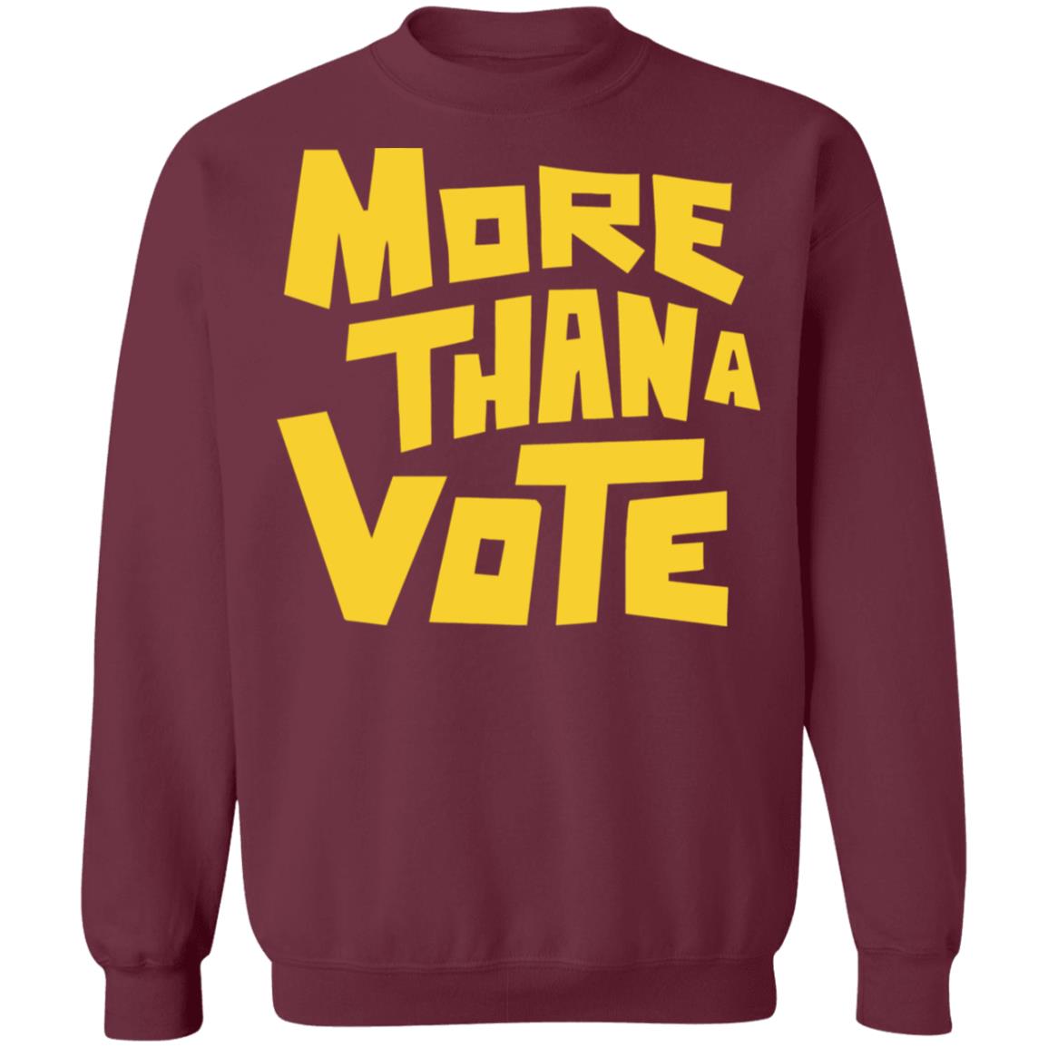 More Than A Vote Merch More Than A Vote Yellow shirt hoodie t shirt - Teechipus