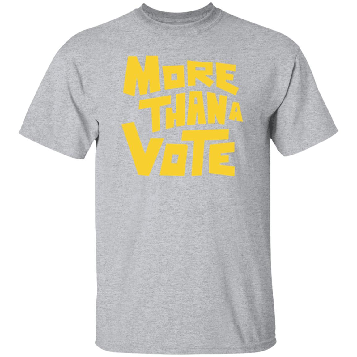 More Than A Vote Merch More Than A Vote Yellow Shirt - Teechipus