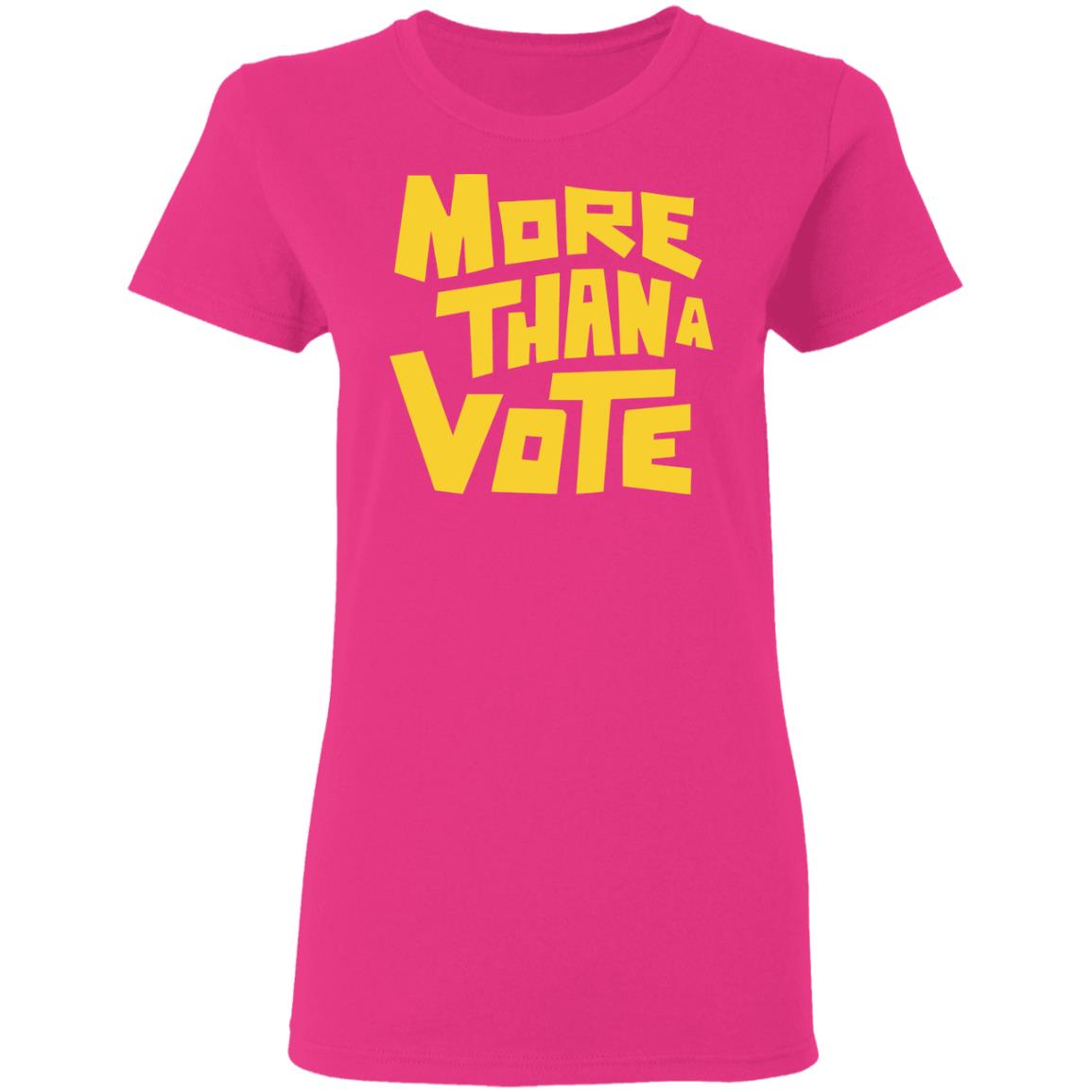 More Than A Vote Merch More Than A Vote Yellow Shirt - Teechipus