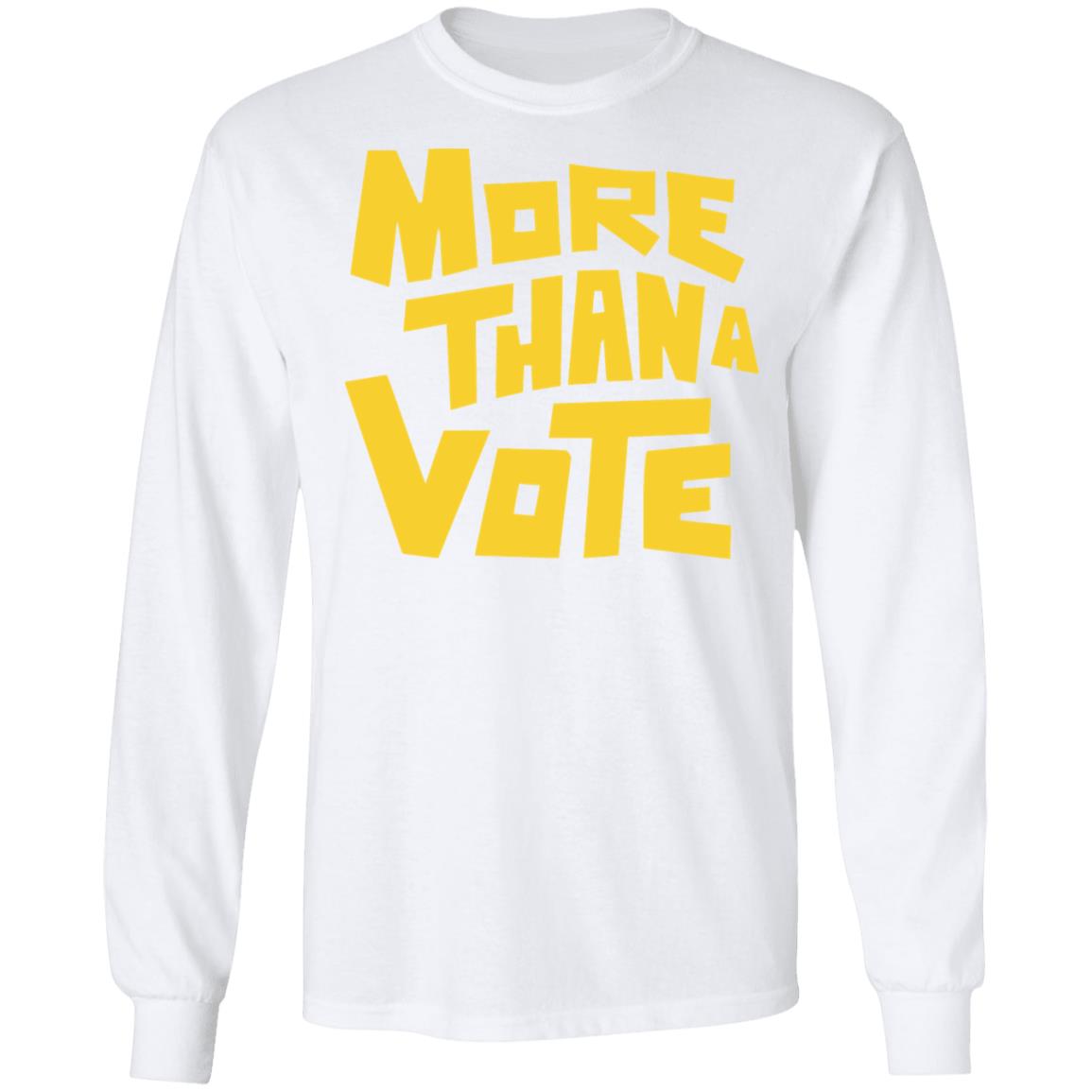 More Than A Vote Merch More Than A Vote Yellow Shirt - Teechipus