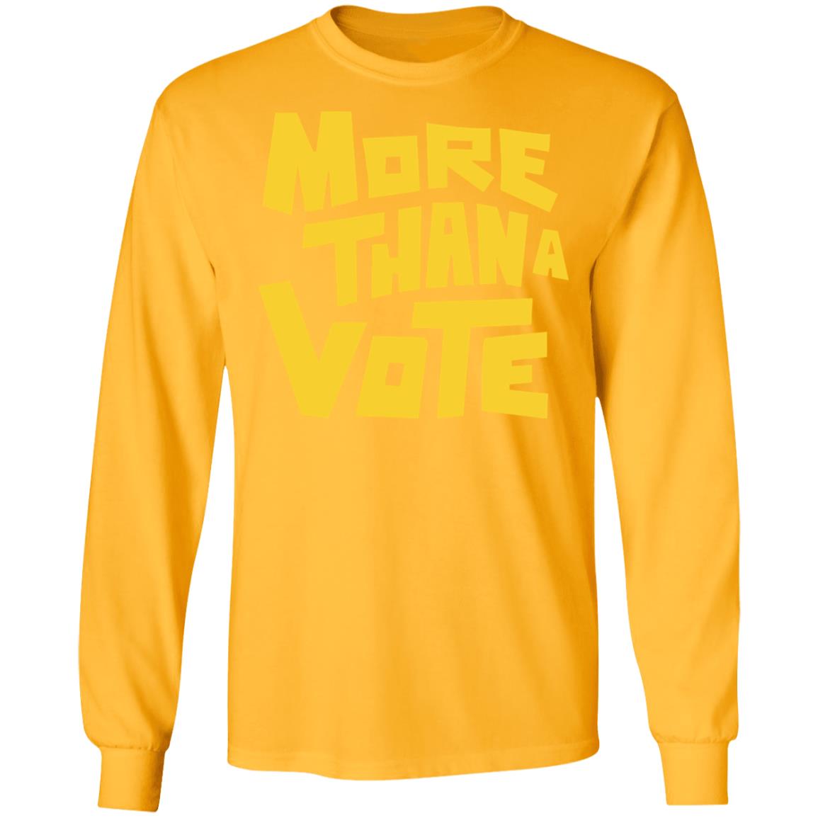 More Than A Vote Merch More Than A Vote Yellow Shirt - Teechipus