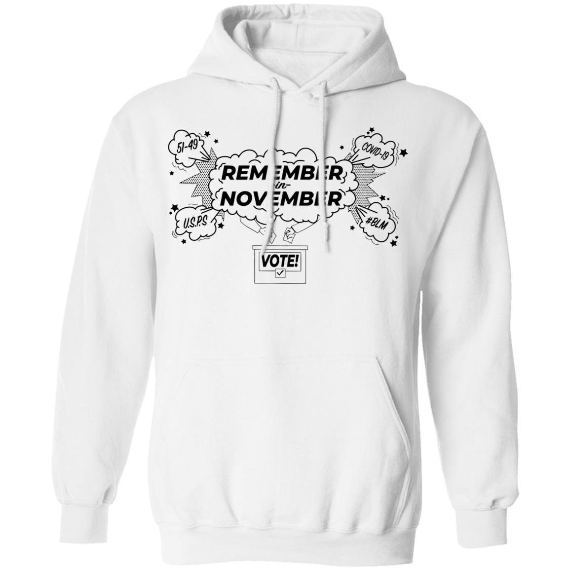 Remember in November t shirt hoodie sweatshirt - Teechipus