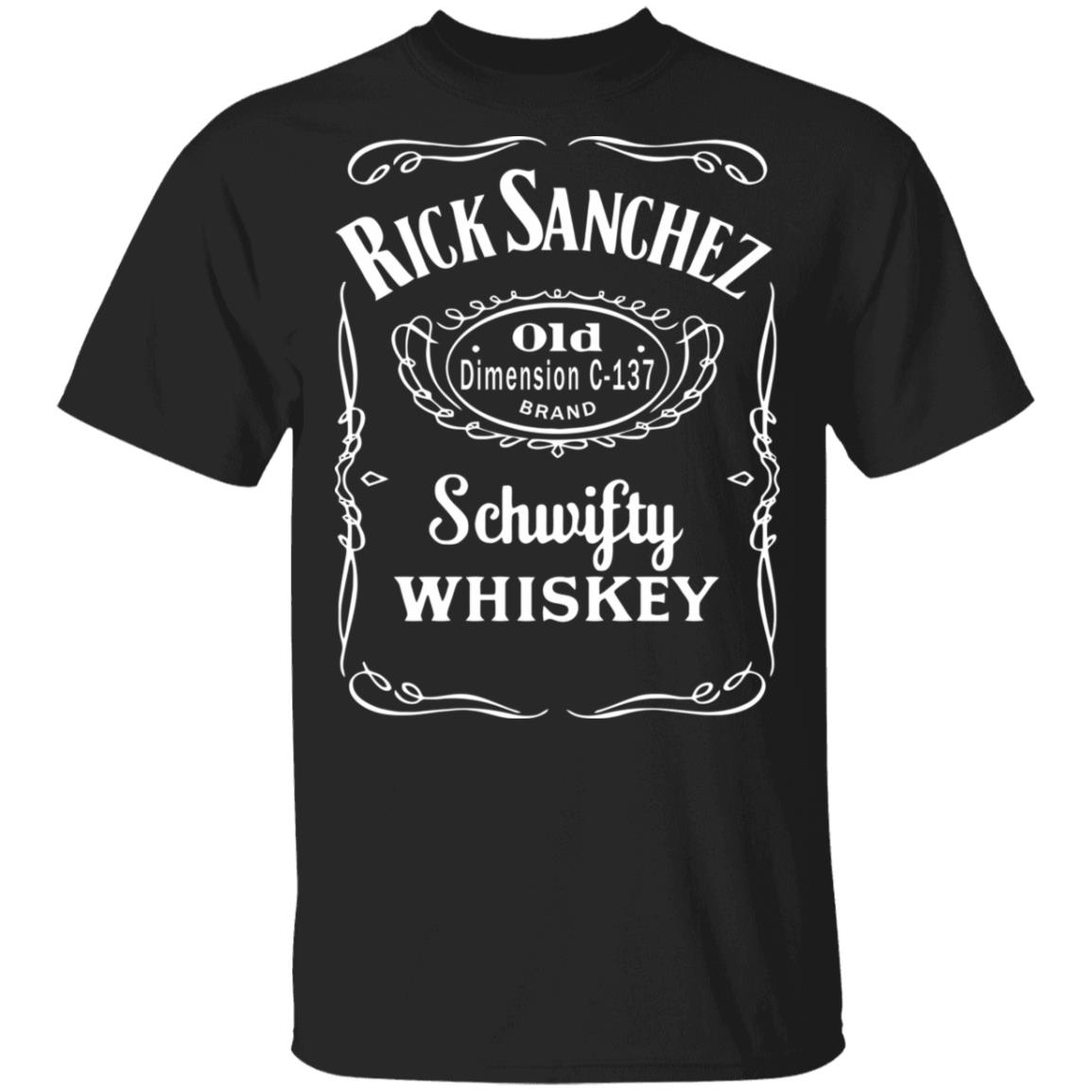 Rick and Morty Jack Daniels Label Parody Shirt hoodie sweatshirt - Teechipus