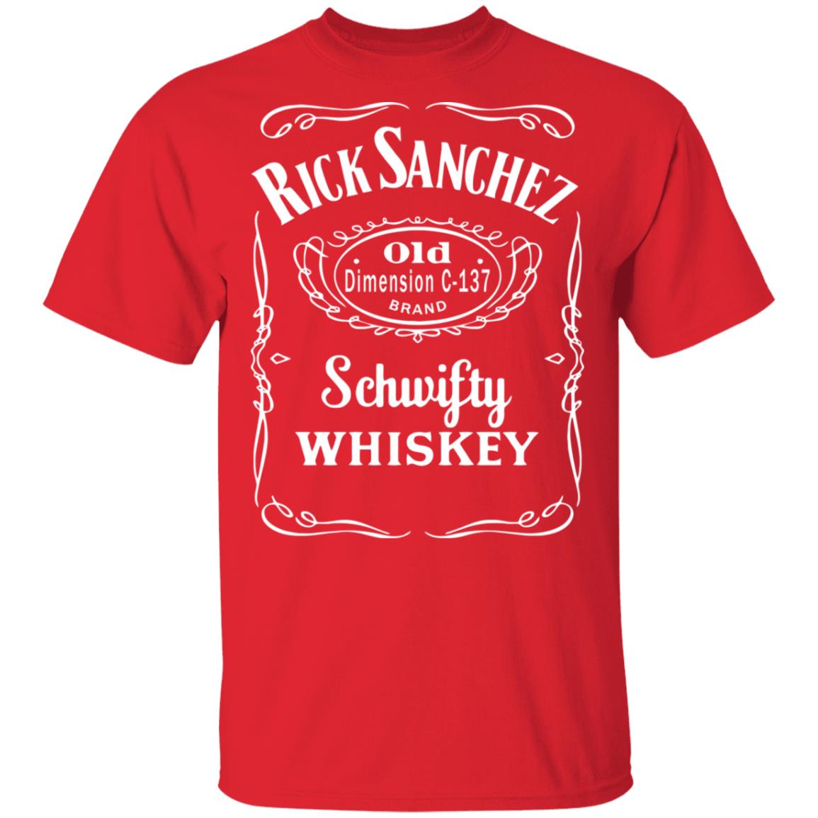 Rick and Morty Jack Daniels Label Parody Shirt hoodie sweatshirt - Teechipus