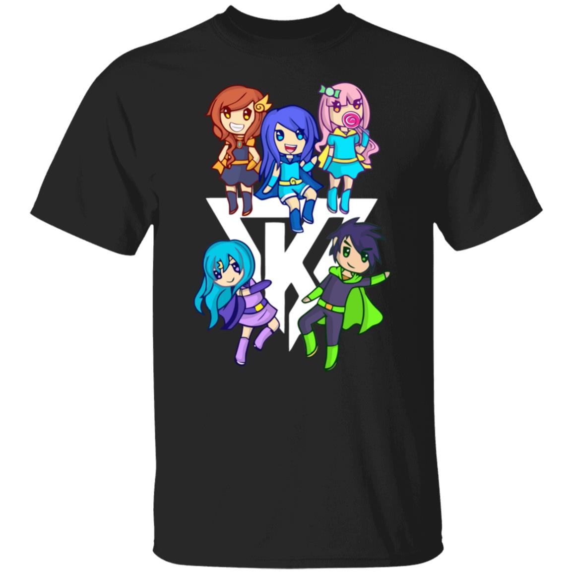 itsfunneh merch krew merch Funneh Krew Heroes Pink t shirt hoodie sweatshirt - Teechipus