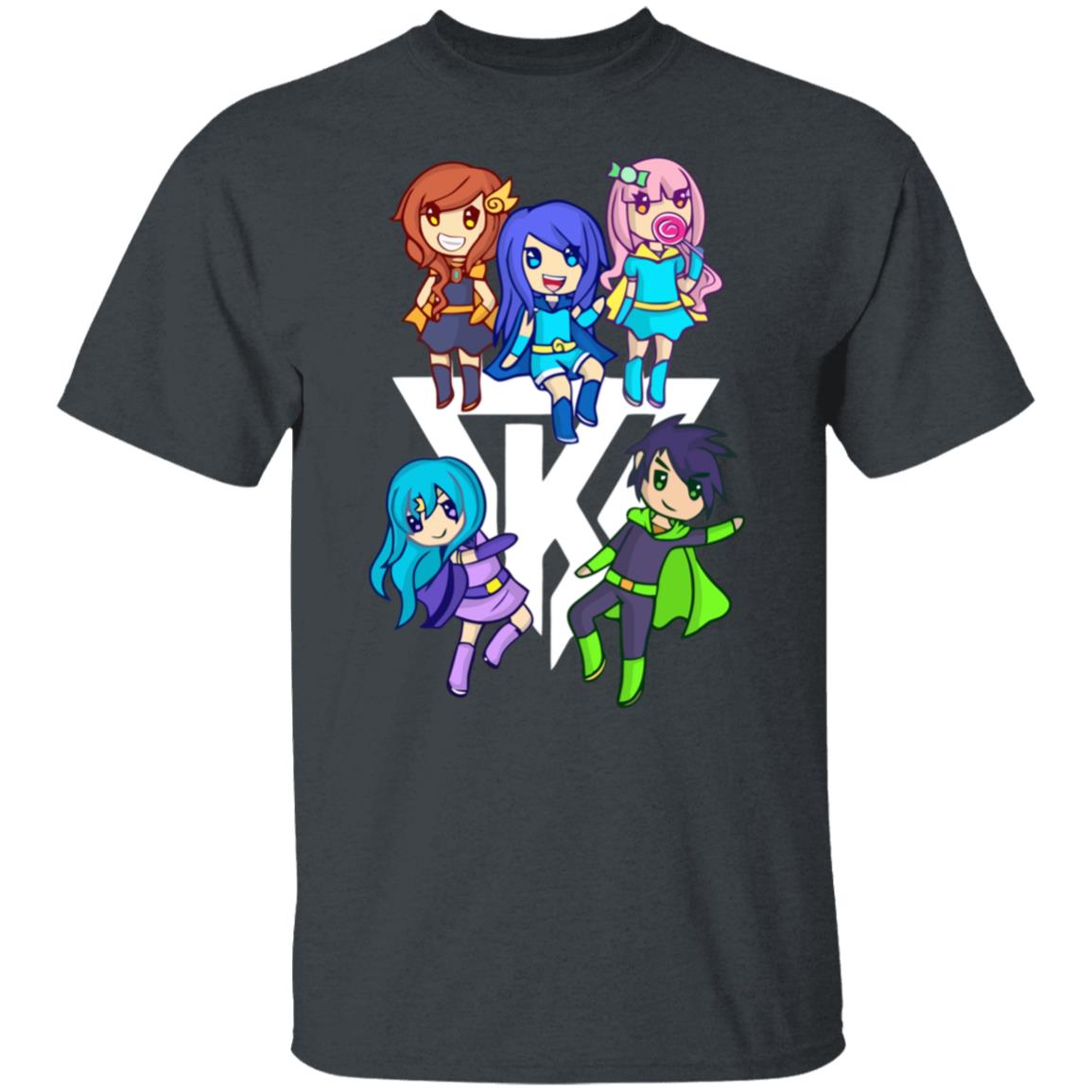 itsfunneh merch krew merch Funneh Krew Heroes Pink t shirt hoodie sweatshirt - Teechipus