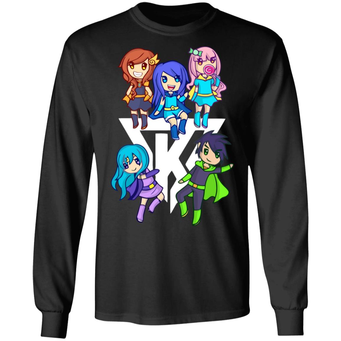itsfunneh merch krew merch Funneh Krew Heroes Pink t shirt hoodie sweatshirt - Teechipus