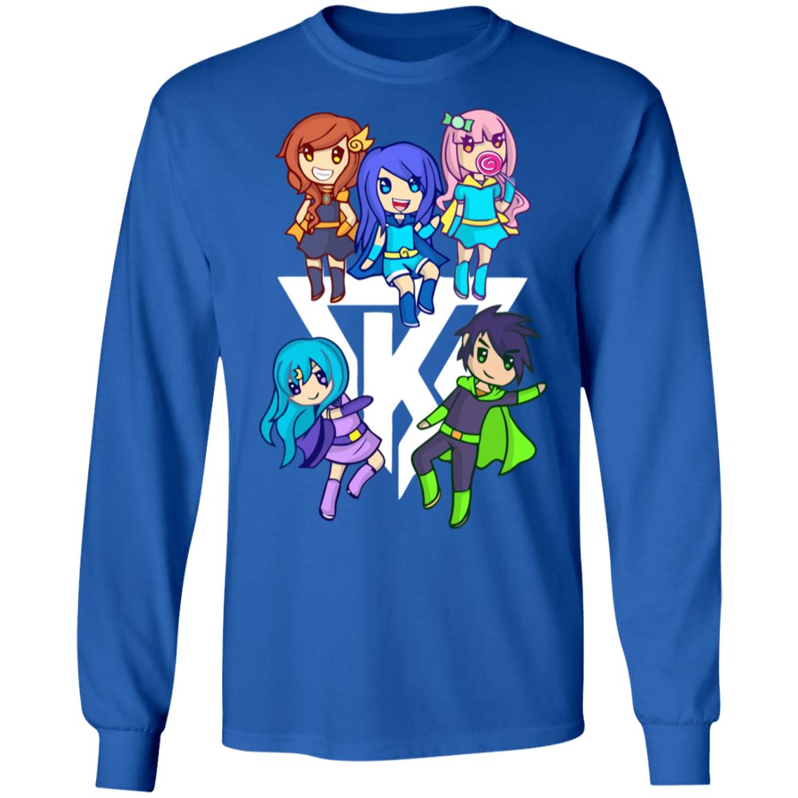 itsfunneh merch krew merch Funneh Krew Heroes Pink t shirt hoodie sweatshirt - Teechipus