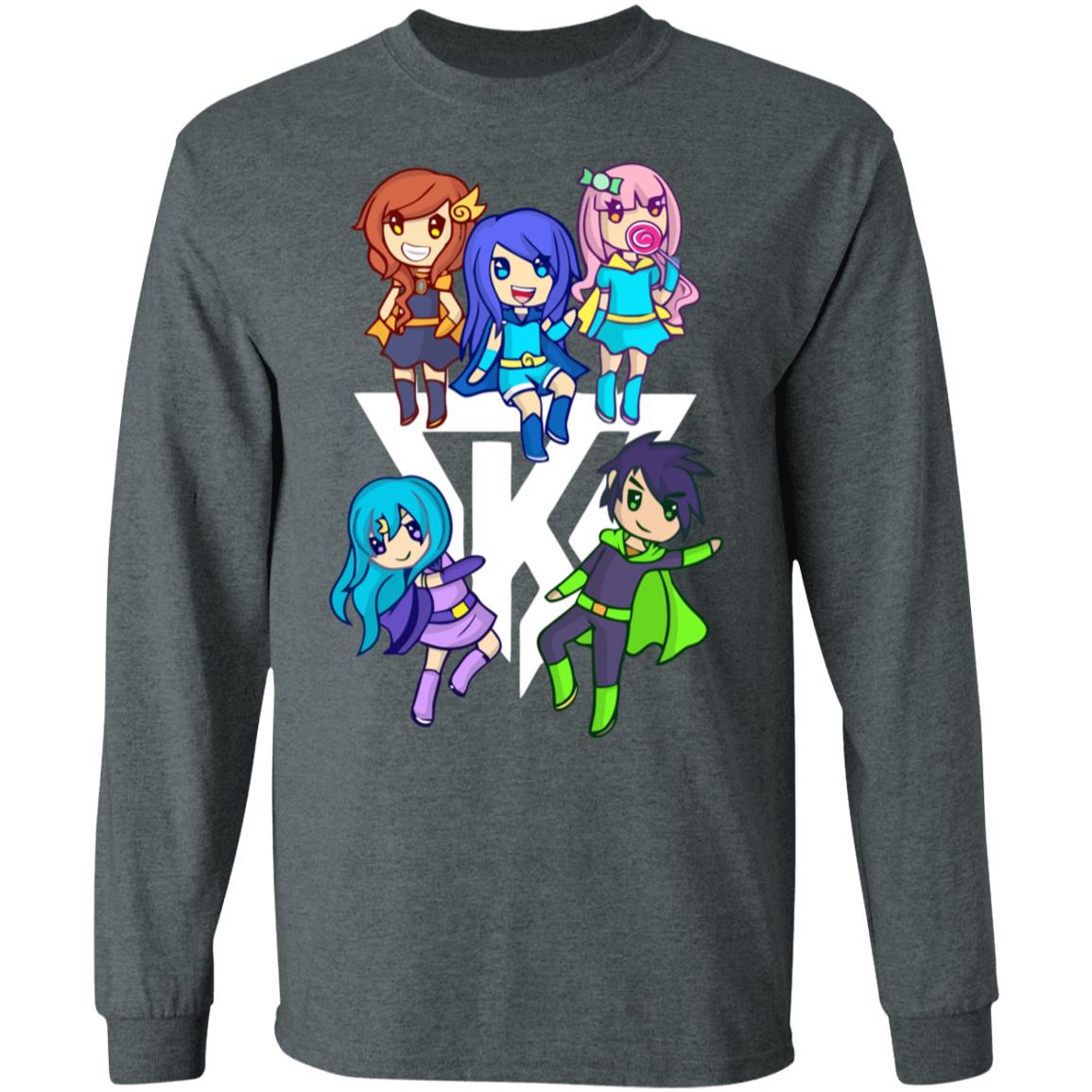 itsfunneh merch krew merch Funneh Krew Heroes Pink t shirt hoodie sweatshirt - Teechipus